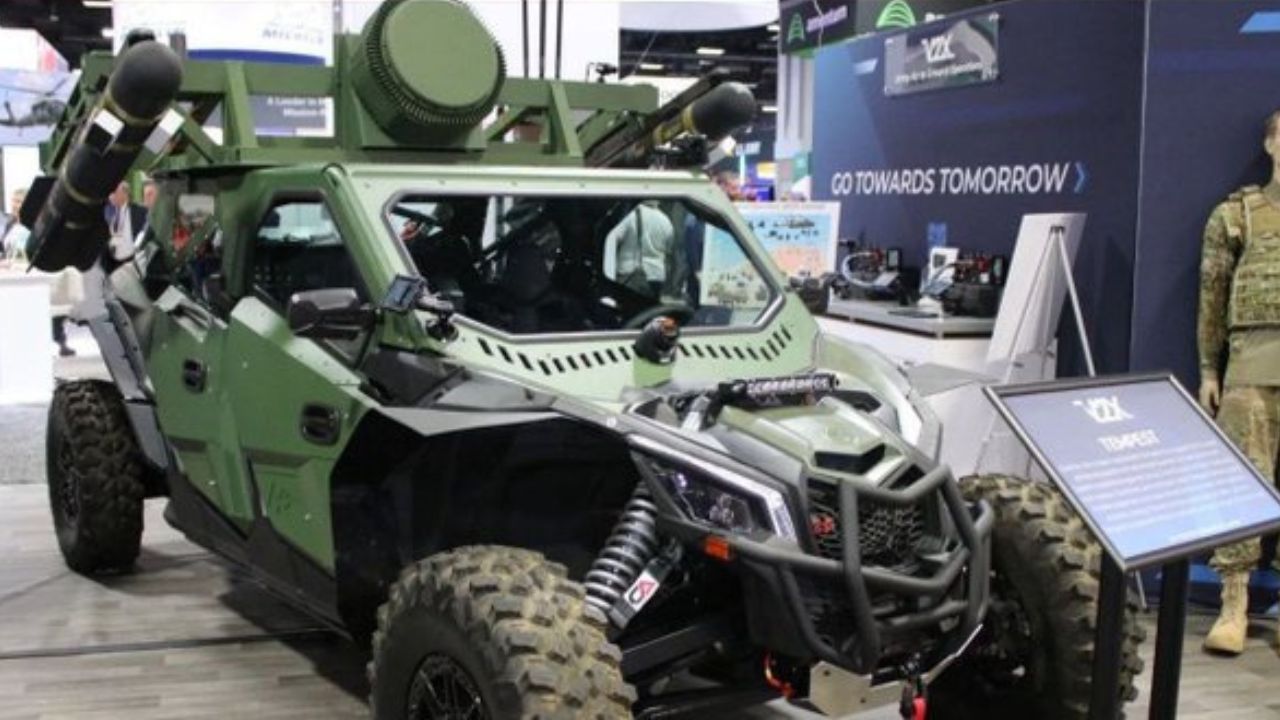 Ukraine’s Hellfire missile-armed Can-Am Maverick X3.