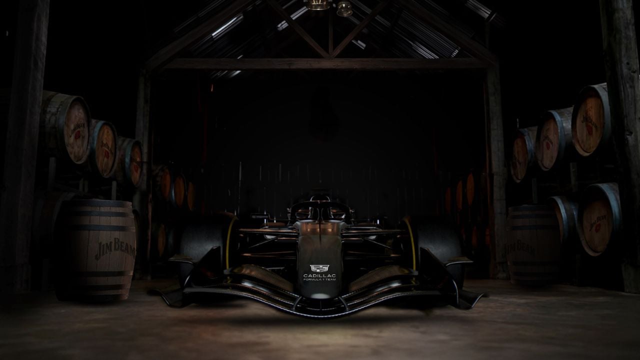 Cadillac F1 Team racing car.