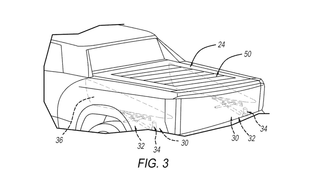 Stellantis truck bed patent.