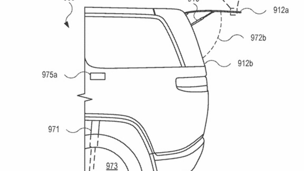 Rivian tailgate patent.