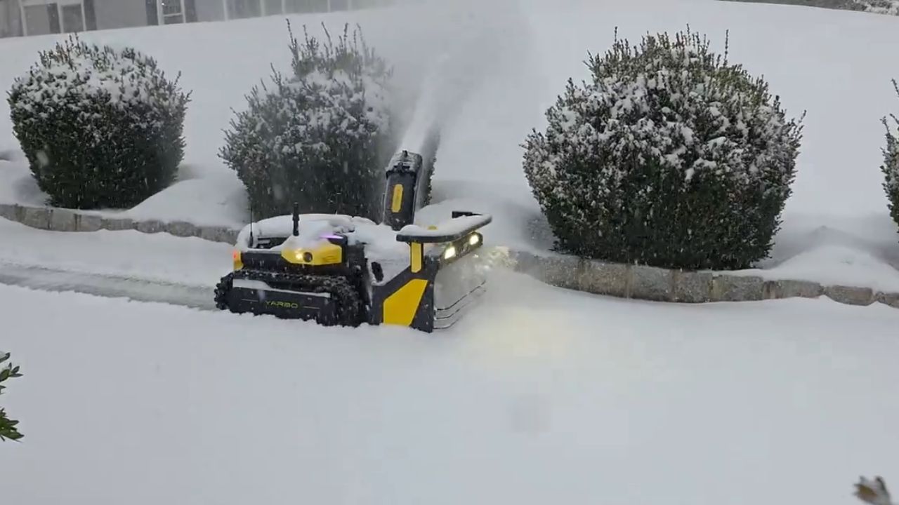 Yarbo autonomous snow blower.