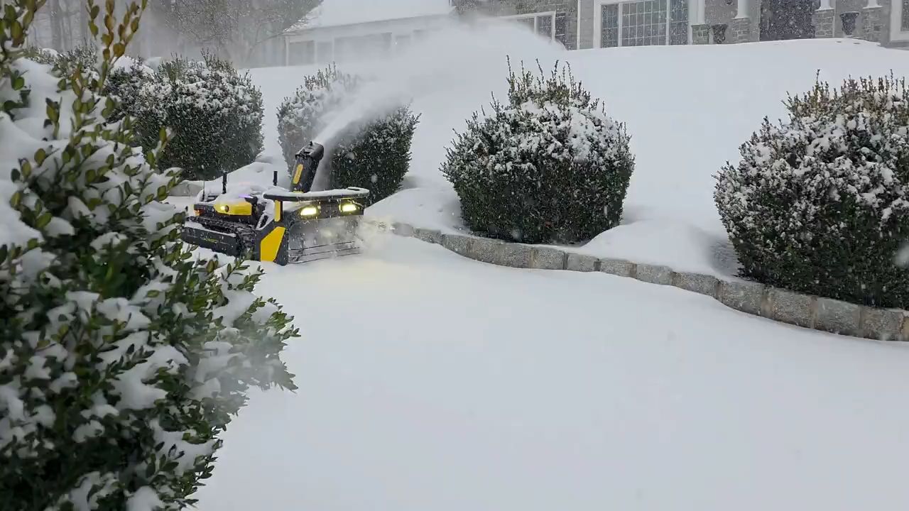 Yarbo autonomous snow blower.