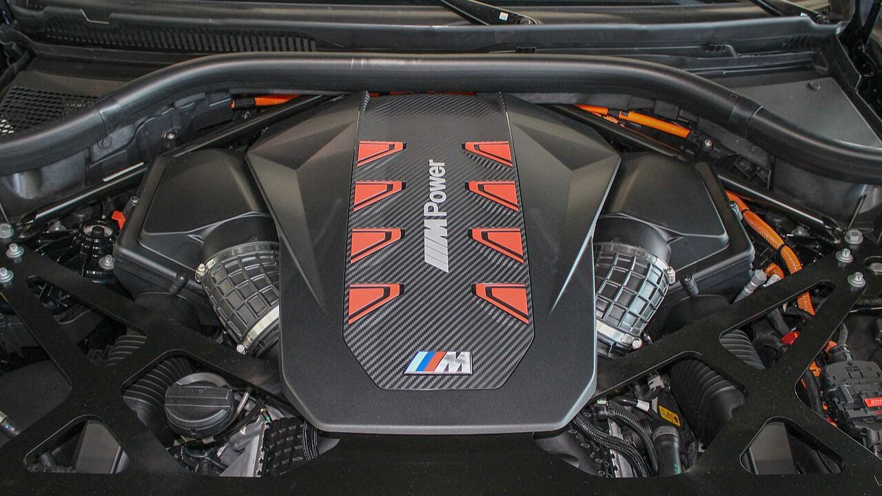 BMW twin-turbocharged 4.4-liter V8 S68.