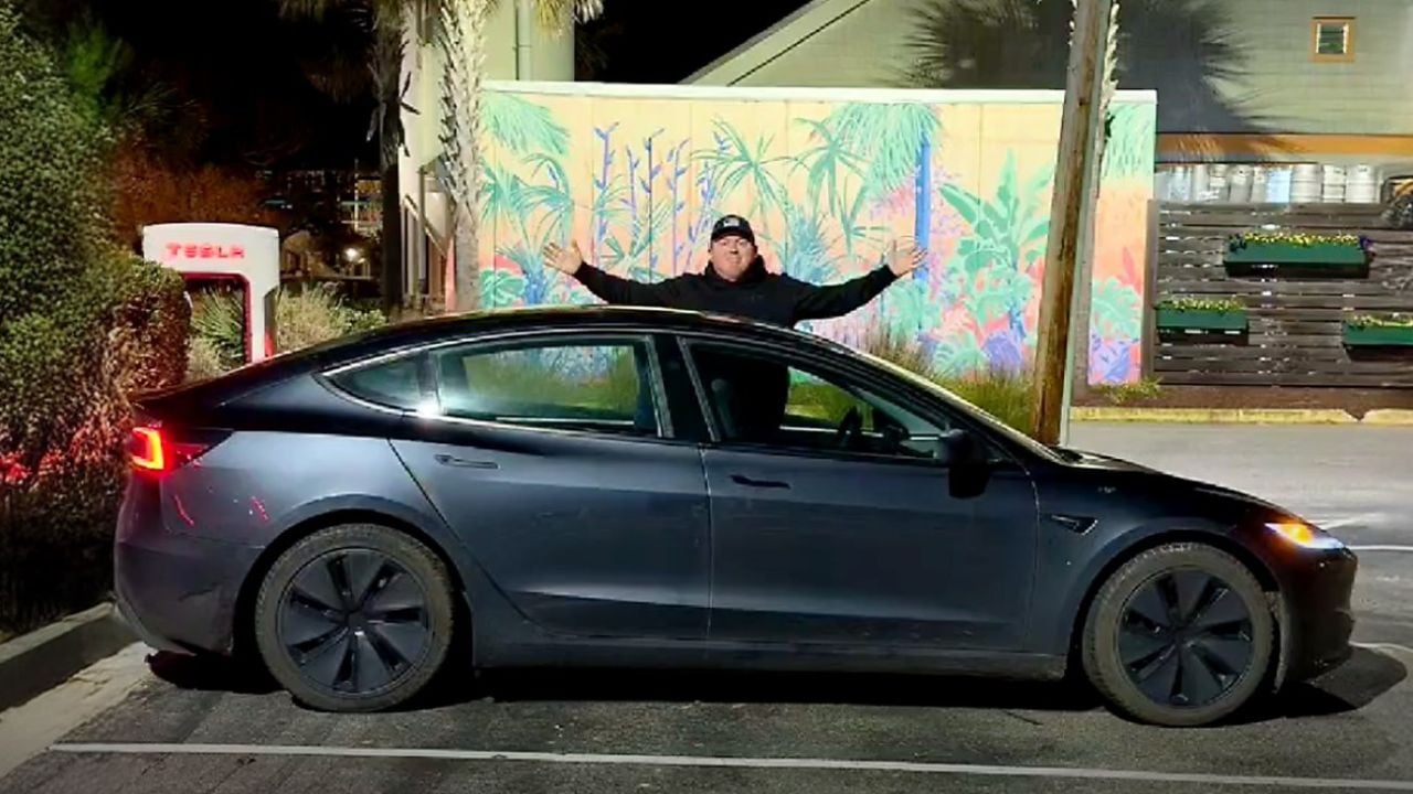 Tesla car.