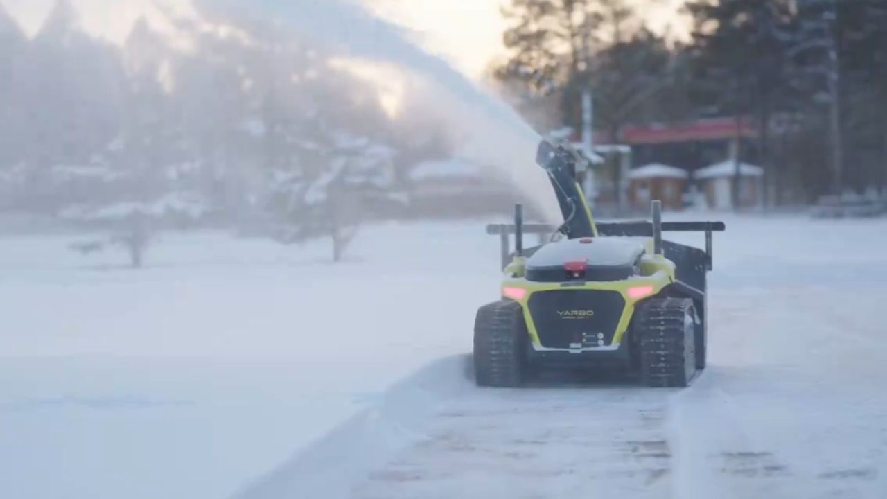 Yarbo autonomous snow blower.