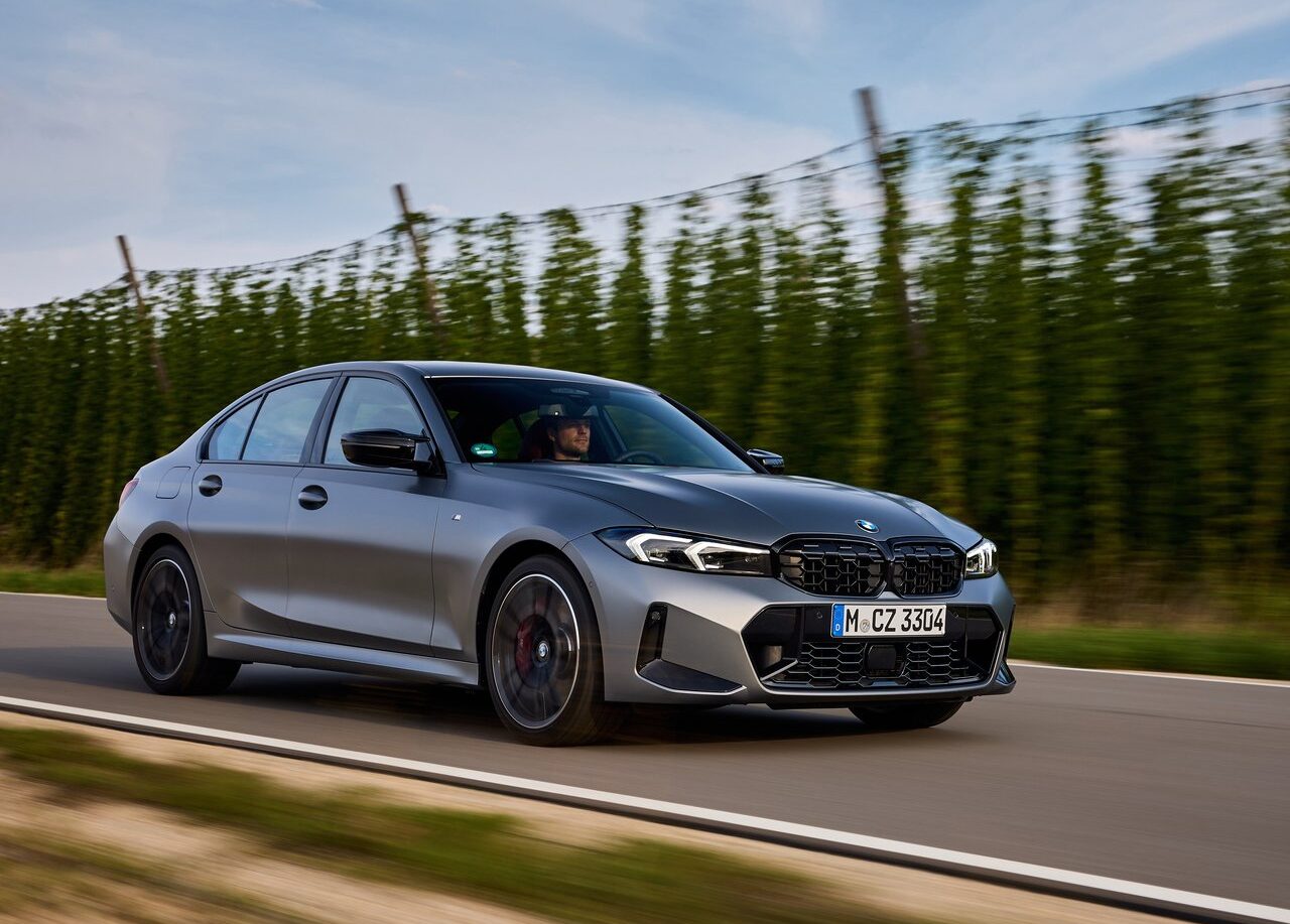 2023 BMW M340i xDrive speeding.