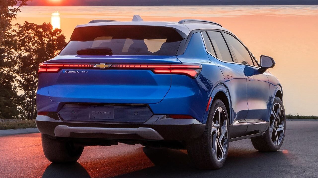 2024-2026 Chevrolet Equinox EV rear.