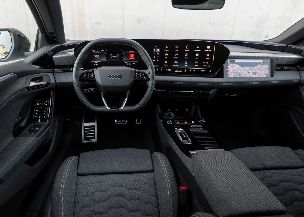 2025 Audi A6 Sportback e-tron dash.