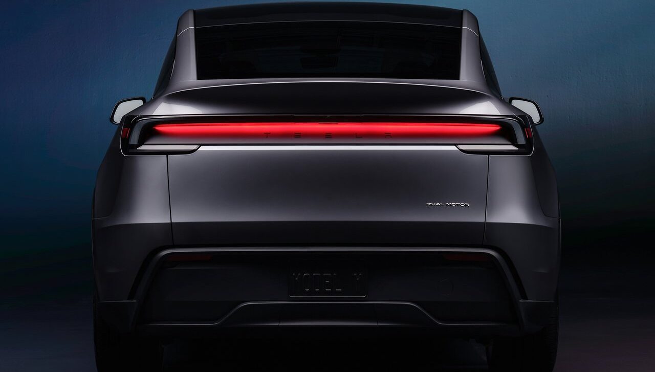 2025 Tesla Model Y rear.