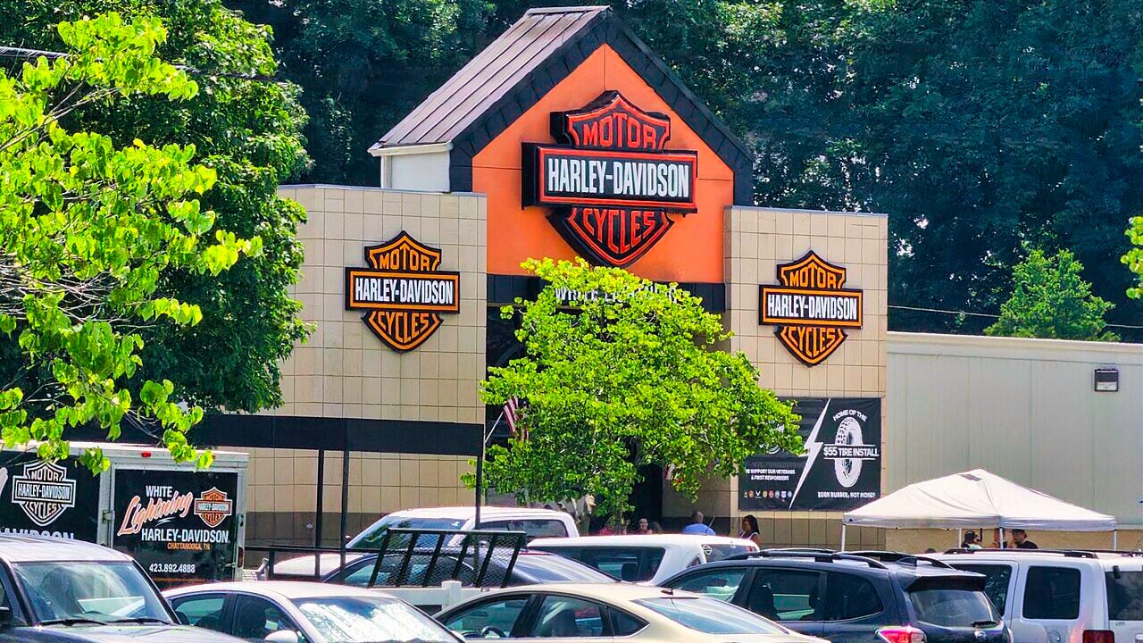A Harley Davidson dealer in Chattanooga, Tennessee.