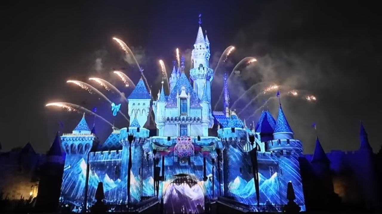 Disneyland Sleeping Beauty Castle Fireworks