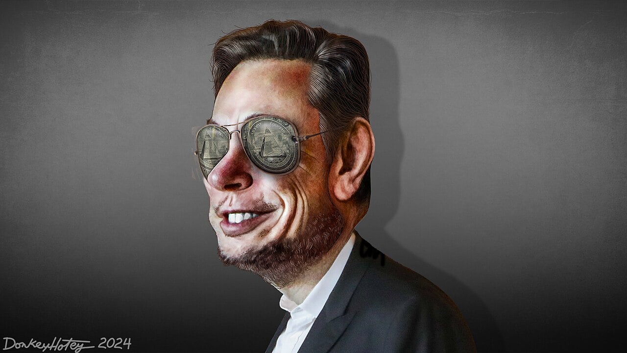 Elon Musk - Caricature.