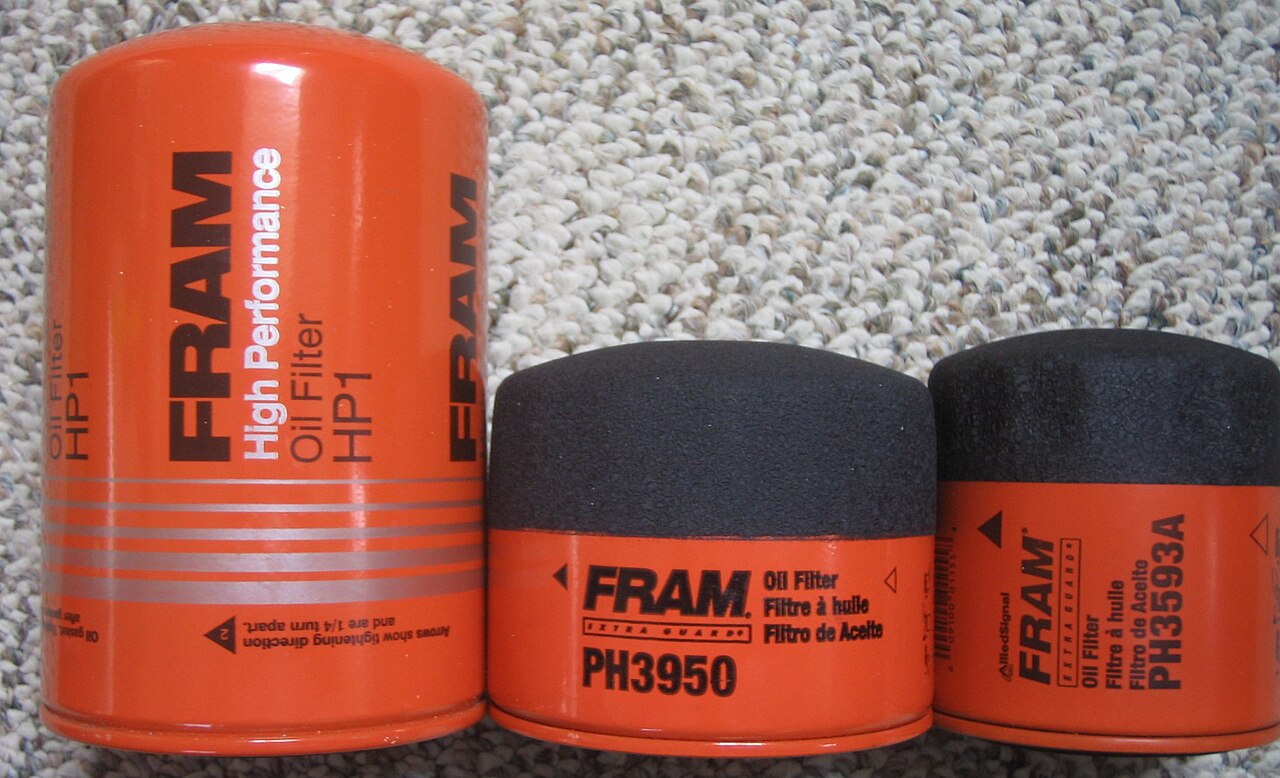 FRAM assortment of oil filters.
