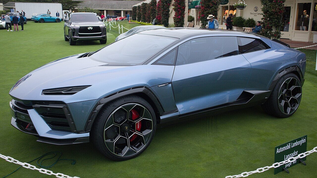 Lamborghini Lanzador at Pebble Beach Concours 2023.