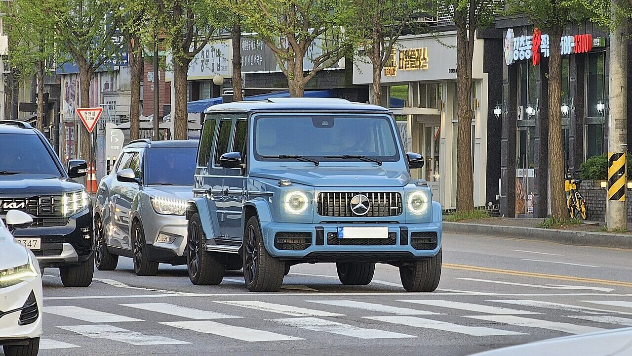 Mercedes-AMG W463 G 63 Heritage Edition G MANUFAKTUR Vintage Blue Metallic.