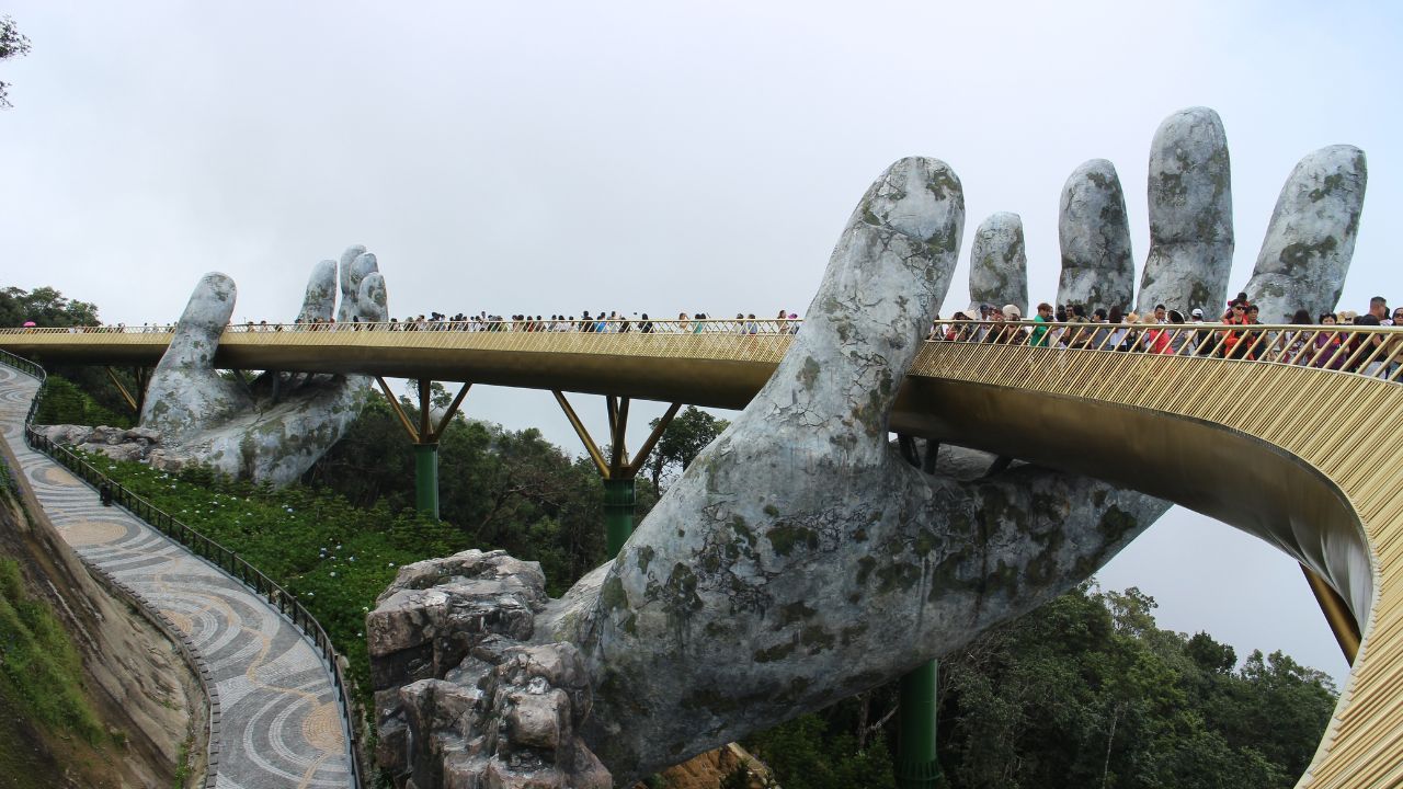 The Golden Bridge in Vietnam