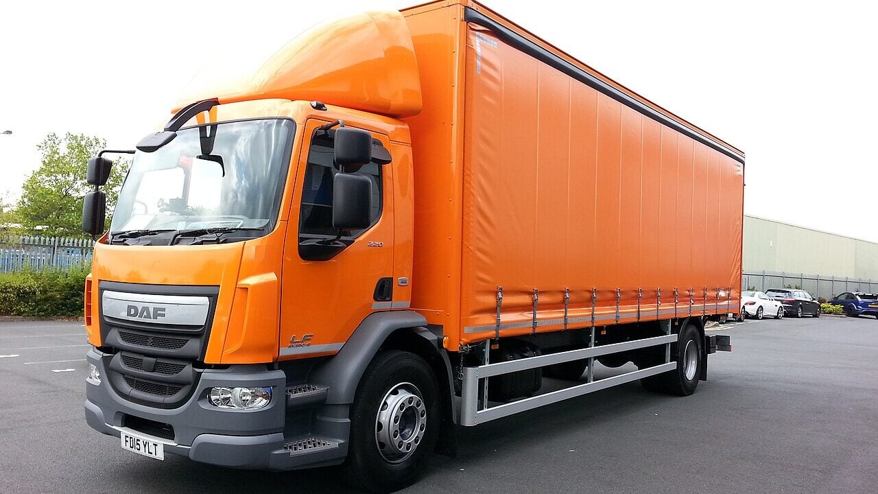 Palletforce's new DAF semi truck.