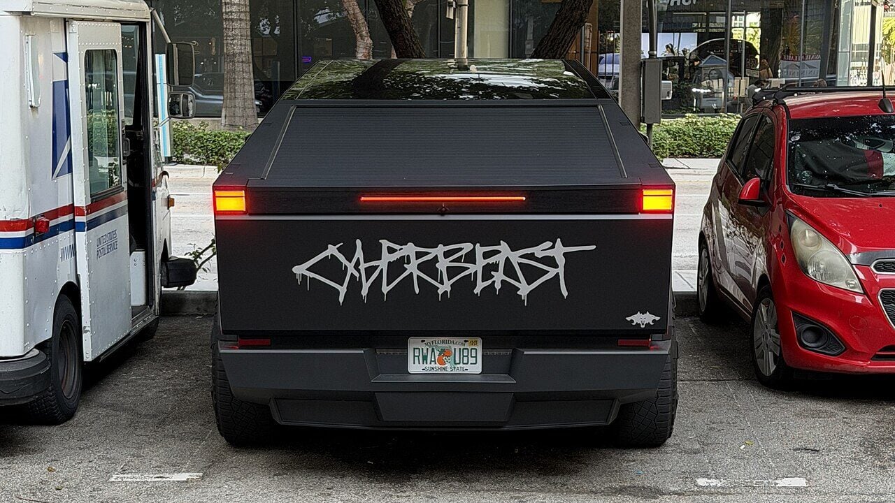 Tesla Cybertruck Cyberbeast Miami FL December 2025.