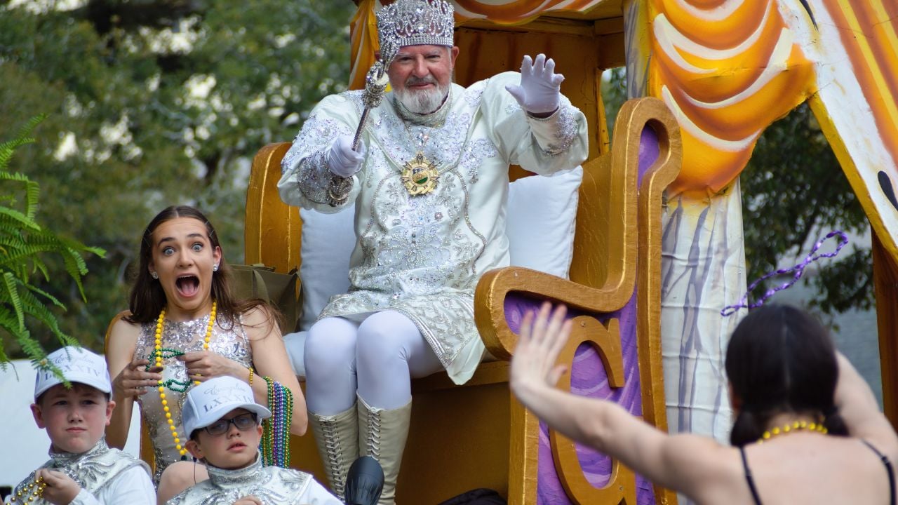 Lafayette, Louisiana USA -22123: King of Mardi Gras Day Parade