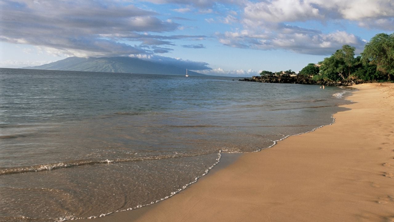 Wailea beach, maui, hawaii, hawaiian islands, pacific, united states of america (u.s.a.), north america