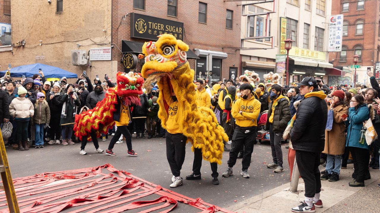 Philadelphia, Pa. USA, Feb. 2, 2025: Lunar Year celebration for the Year of the Snake in Philadelphia, Pa. USA. Feb. 2, 2025 in Philadelphia, Pa. USA. Feb. 2, 2025 in Philadelphia, Pa. USA