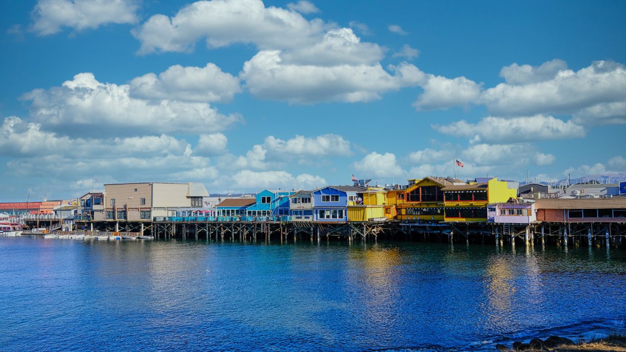 MONTEREY, CALIFORNIA - November 15, 2019: Monterey has attracted artists since the late 19th century and many celebrated painters and writers have lived there. It is now a major cruise ship