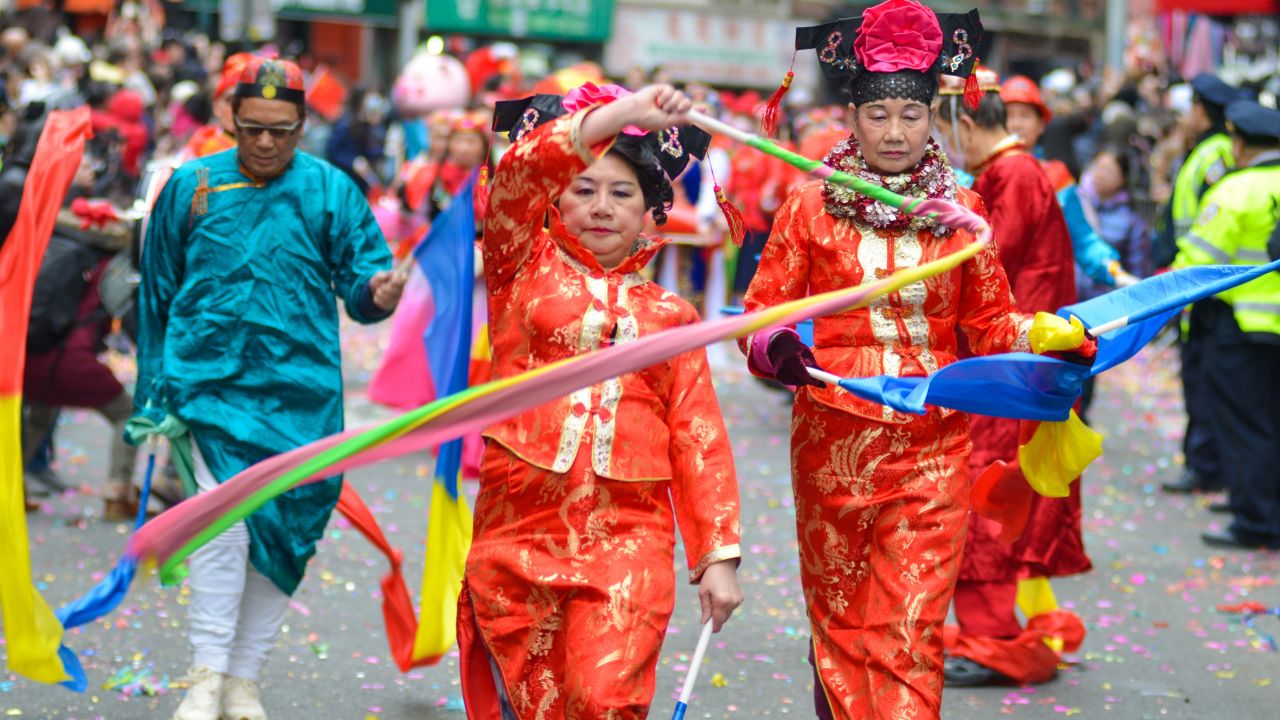 The 25th Annual Chinese Lunar New Year Parade and Festival celebrated in Manhattan-Chinatown on February 12, 2023 in New York City.