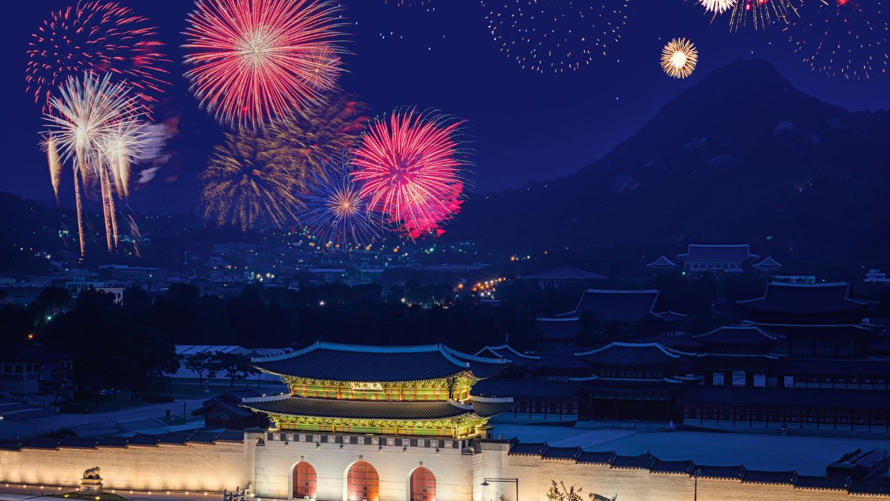Fireworks in Seoul (South Korea)
