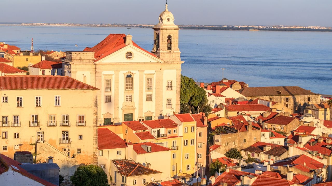 View of Alfama in Lisbon, Portugal