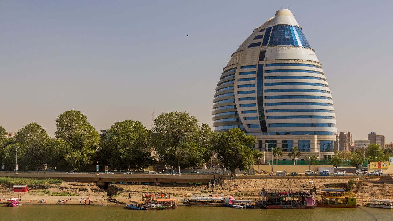 KHARTOUM, SUDAN - MARCH 7, 2019: Corinthia Hotel in Khartoum, capital of Sudan