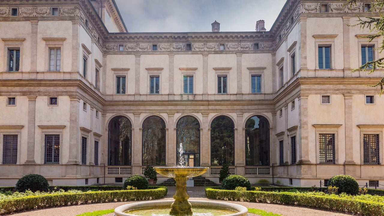Rome, Italy – March 27, 2018: Villa Farnesina is a monument of architecture and painting of the High Renaissance