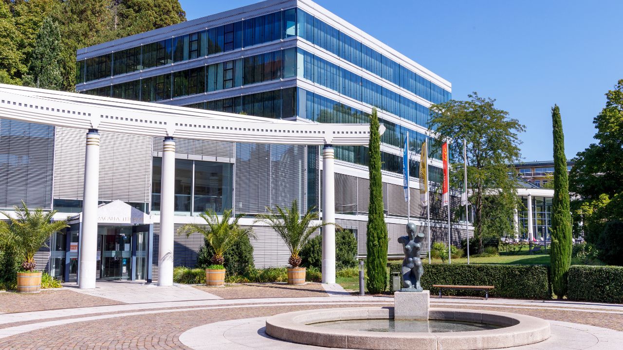 BADEN-BADEN, GERMANY - September 11 2020: Caracalla Spa Baden-Baden World Famous Spa Center With Hot Thermal Water in Germany.