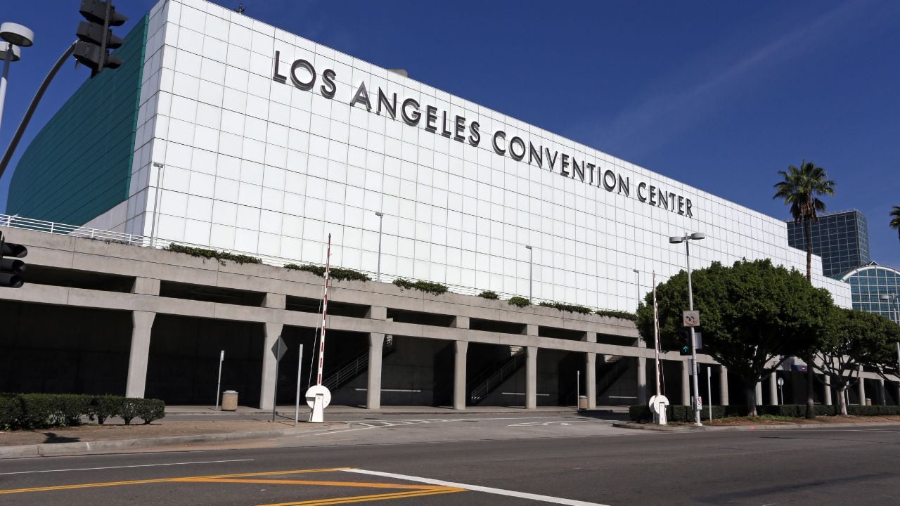 LOS ANGELES â?? MARCH 17: The Los Angeles Convention Center located in downtown Los Angeles, California on March 17, 2014. The LACC hosts major conventions, trade shows, meetings and special events.