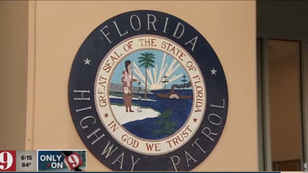Florida Highway Patrol seal.