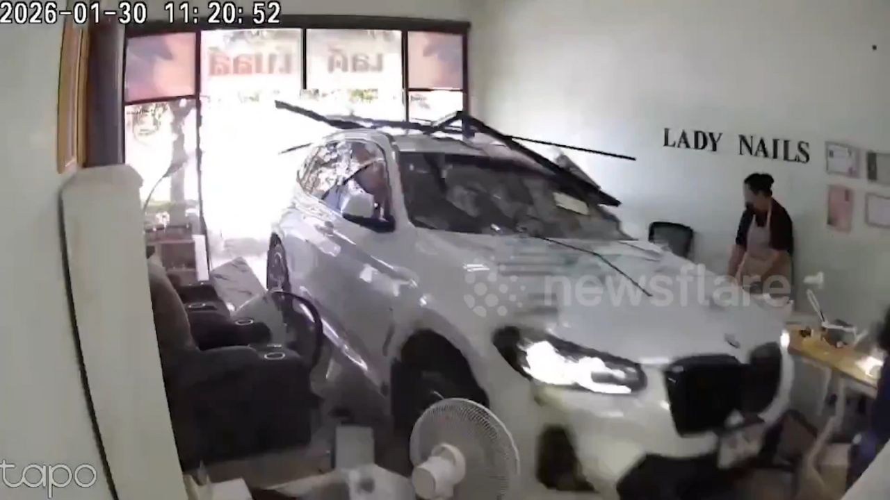 BMW accident.