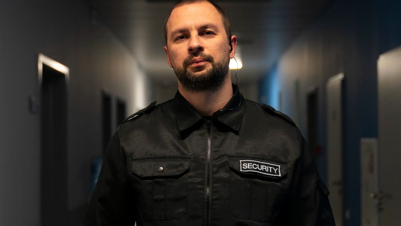 Male prison officer.