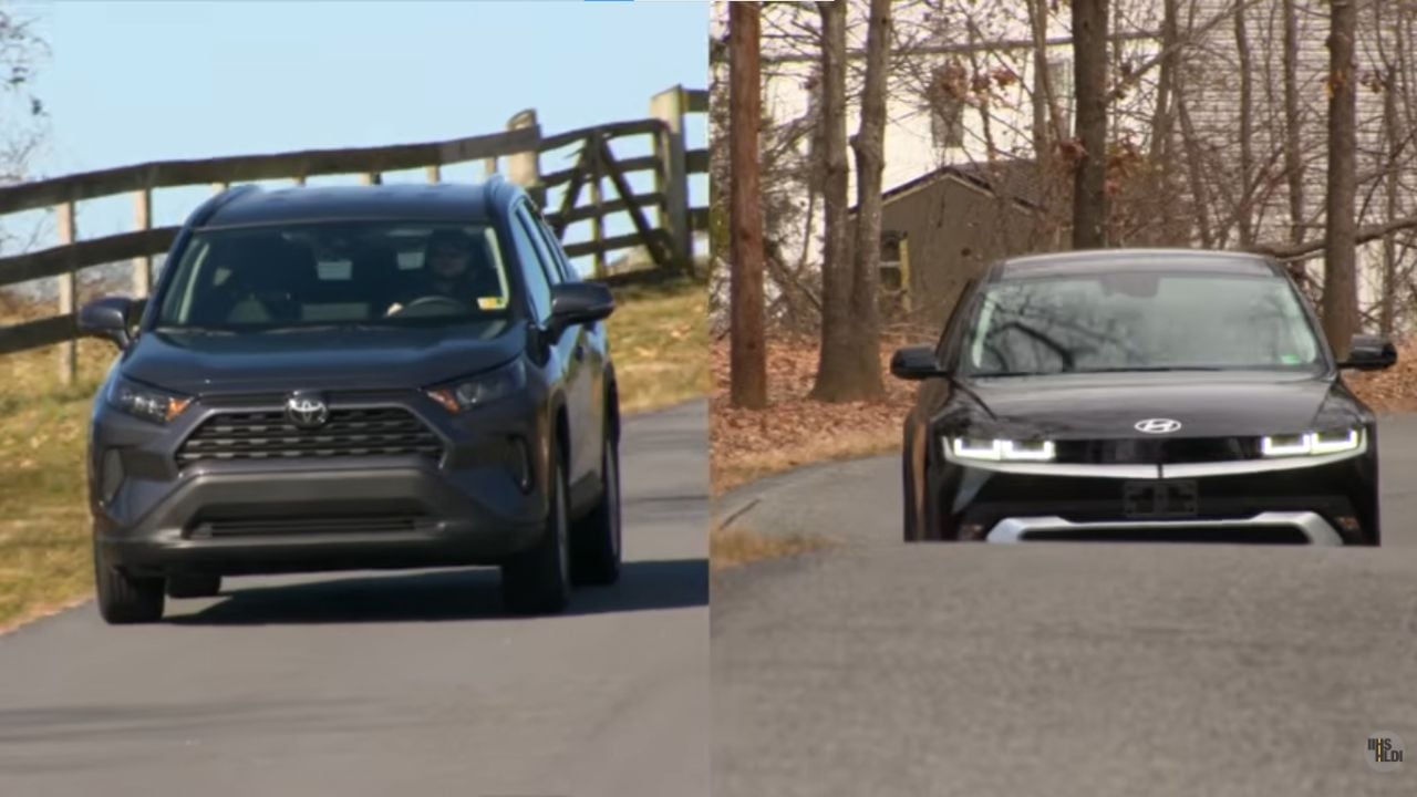 Toyota RAV4 and Hyundai IONIQ.