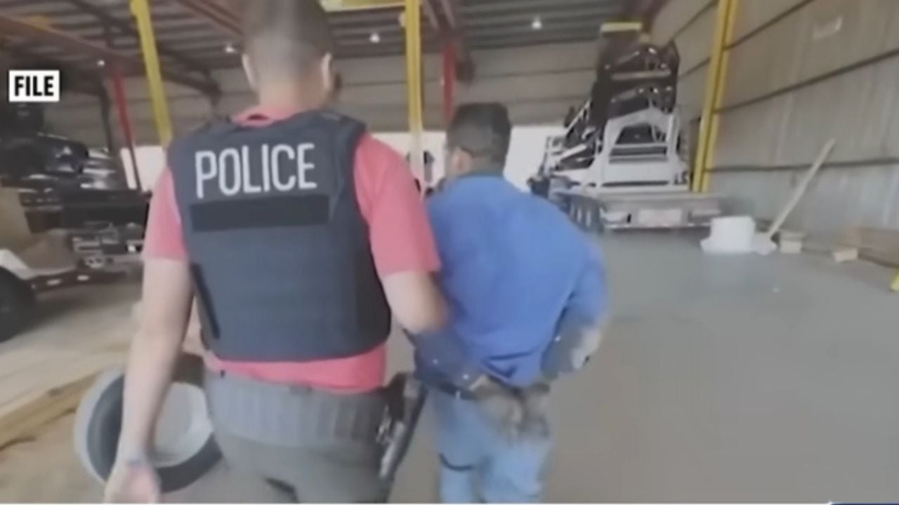 Man detained by Border Patrol.