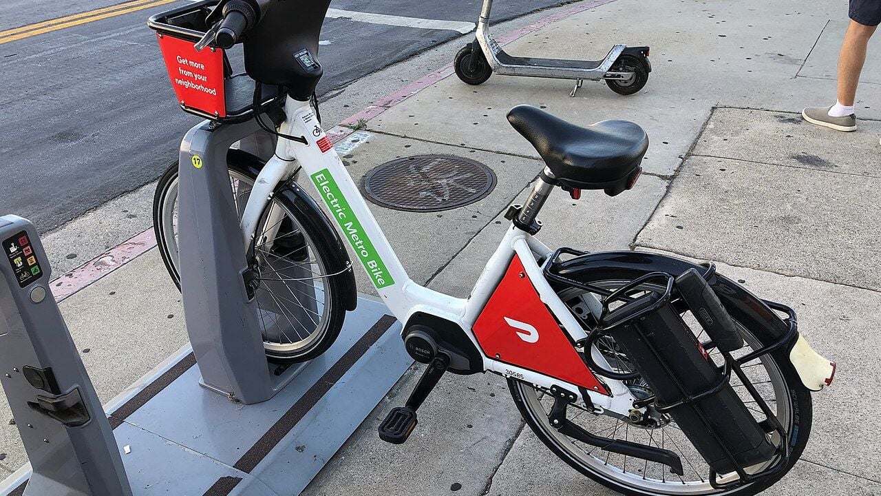 LACMTA Bike Share electric bicycle.