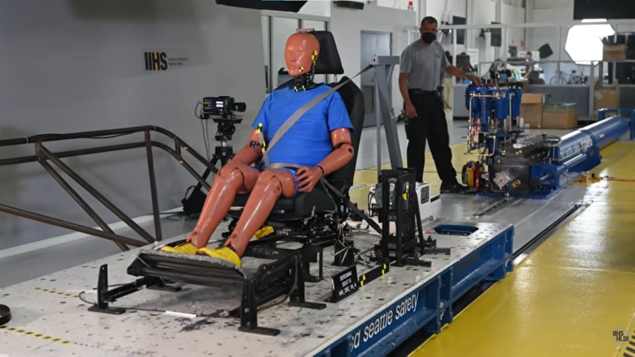 IIHS Whiplash test.