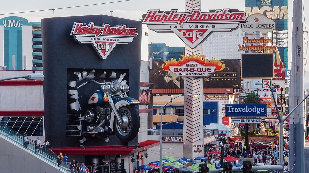 Harley Davidson Cafe Las Vegas 2013.
