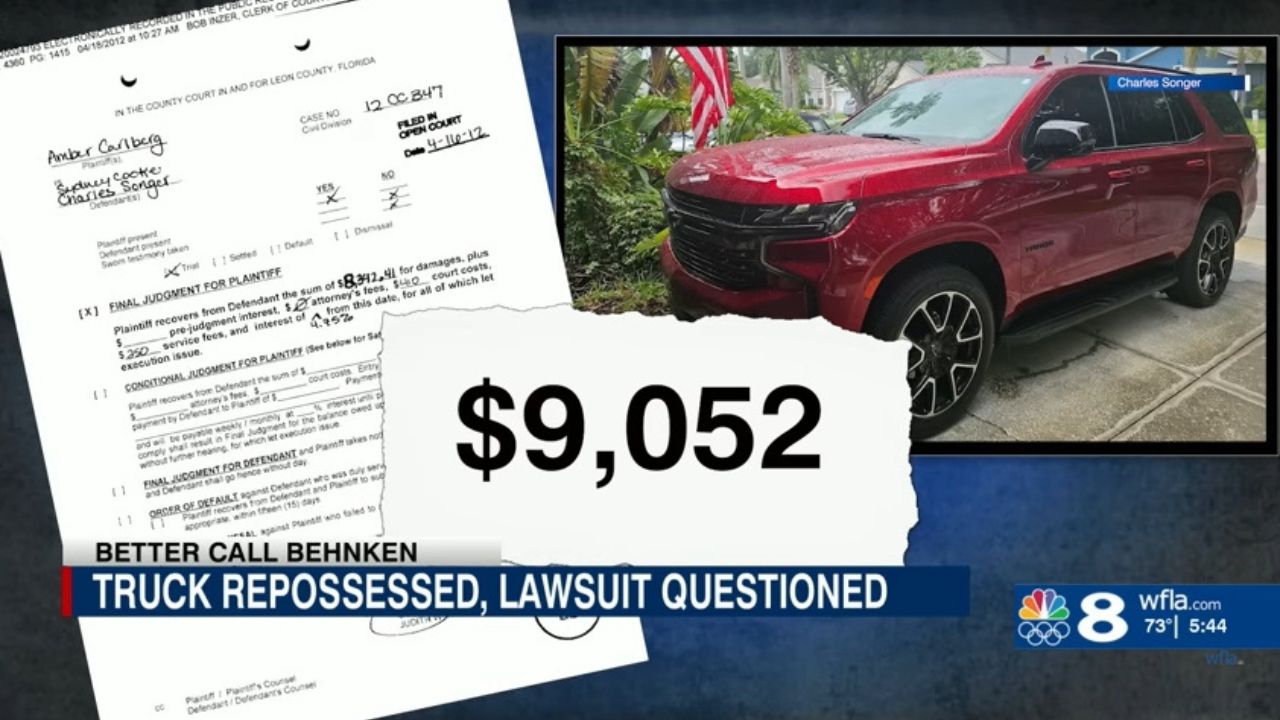 Florida man's SUV wrongfully seized from own driveway.