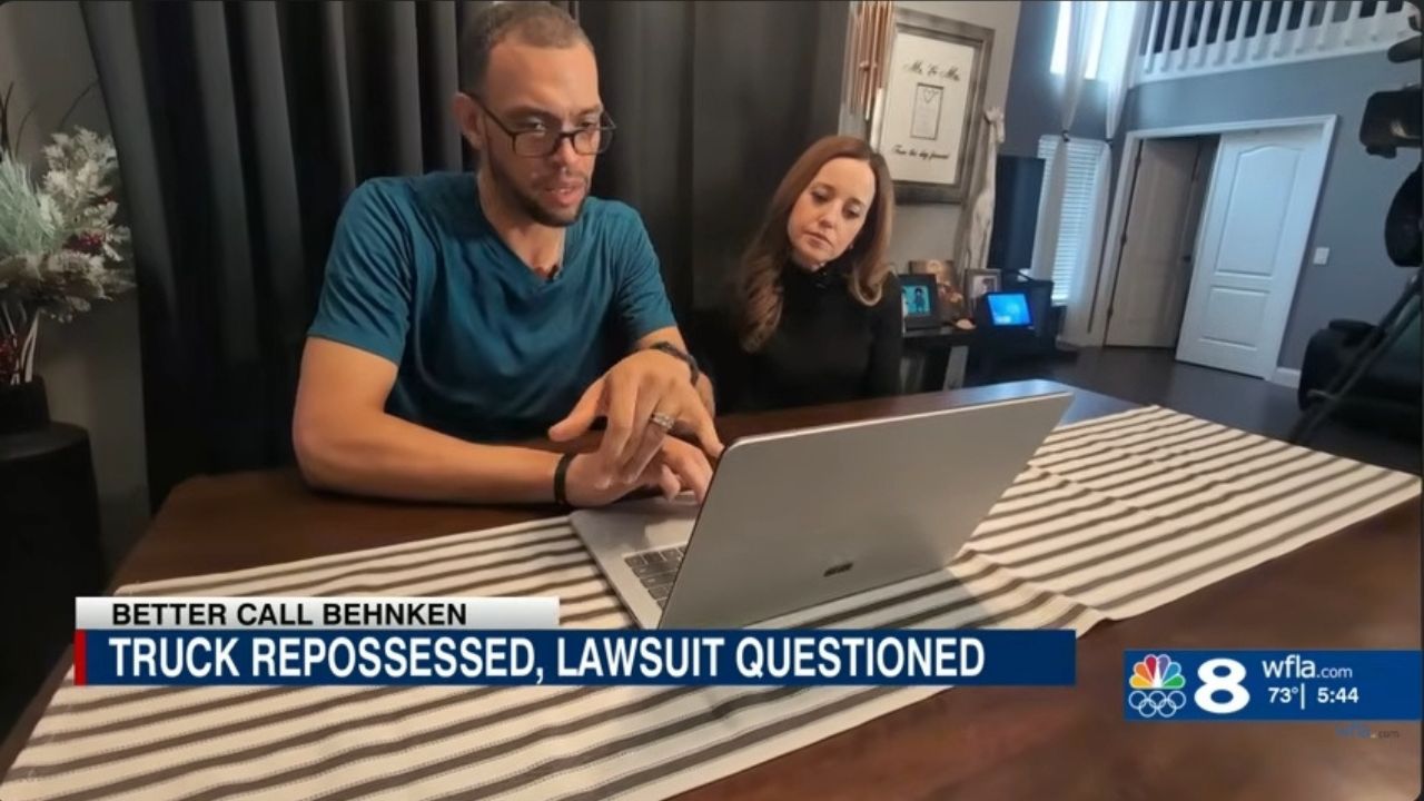 Florida man's SUV wrongfully seized from own driveway.