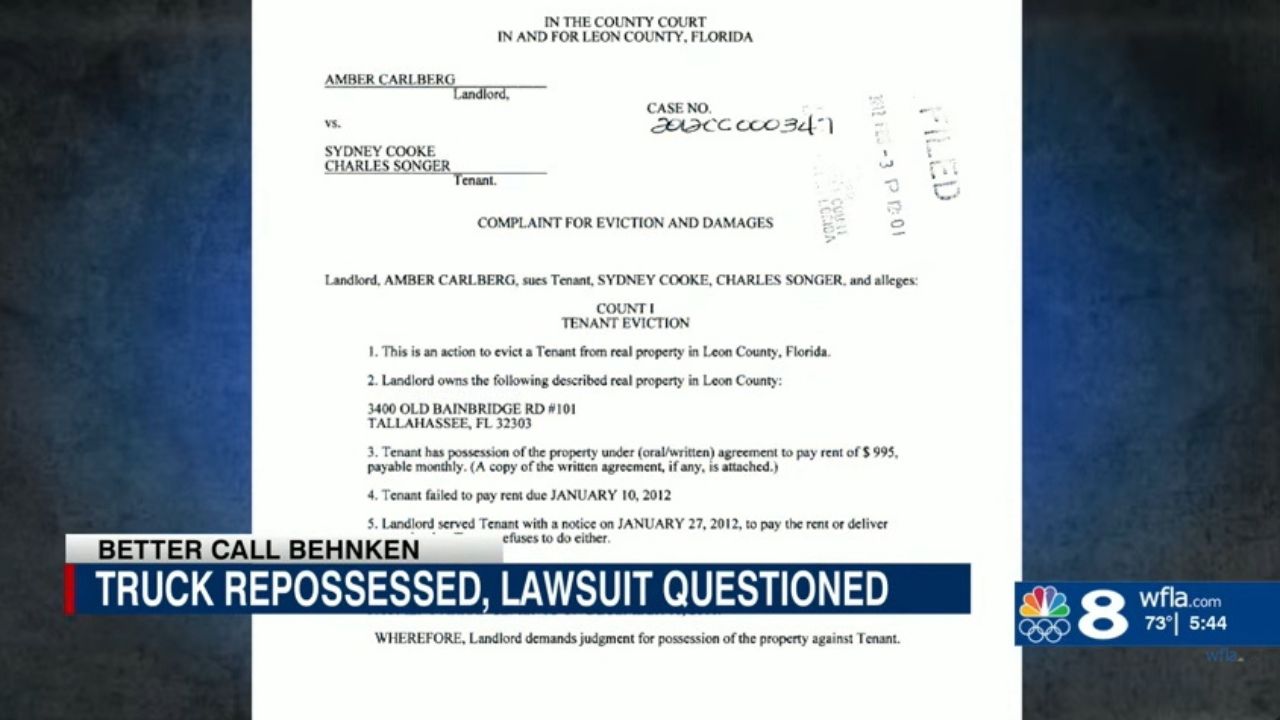 Florida man's SUV wrongfully seized from own driveway.