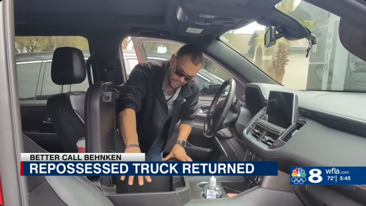 Florida man's SUV wrongfully seized from own driveway.