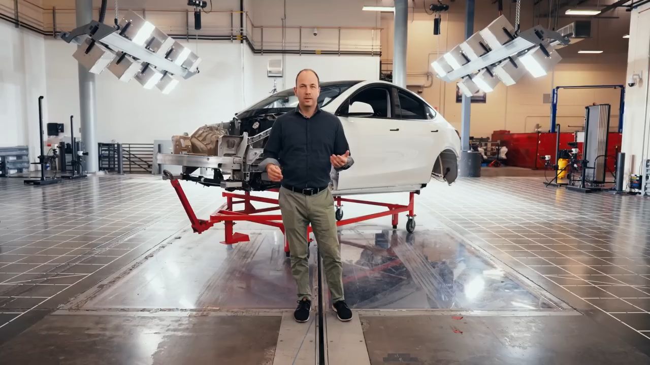 Lars Moravy, Tesla VP of Vehicle Engineering.