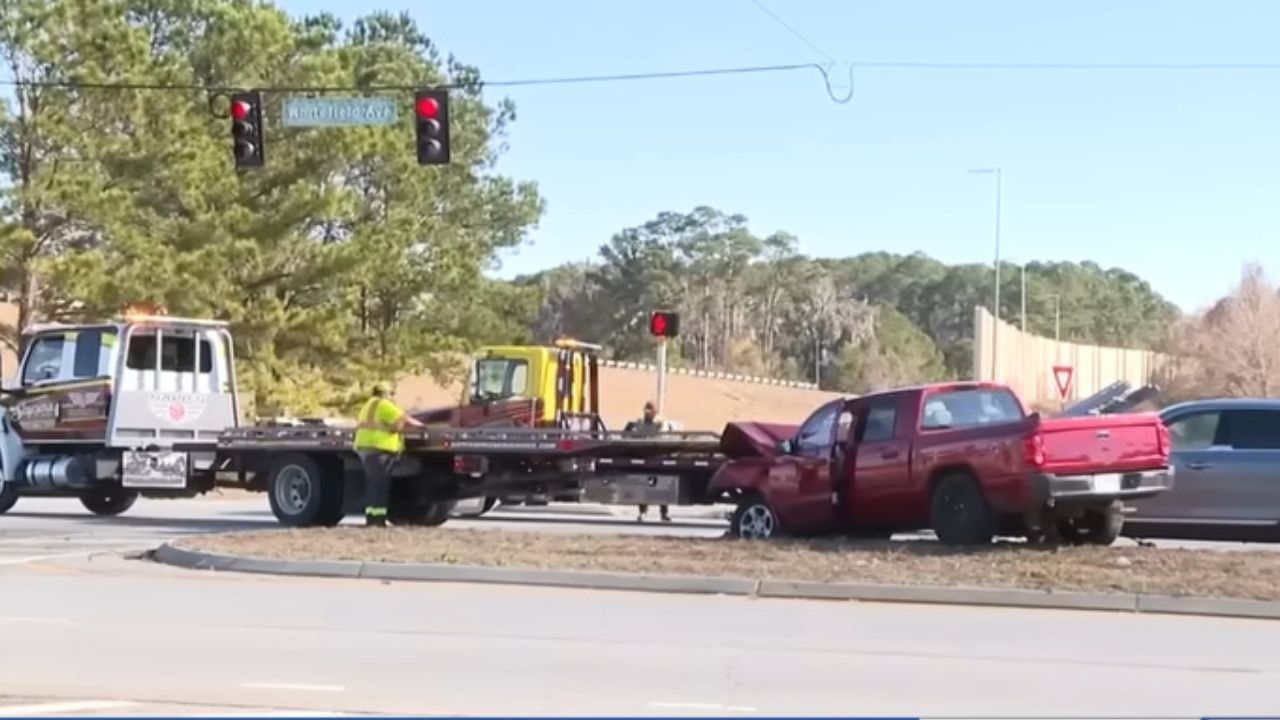 Deadly accident on Whitefield Avenue.
