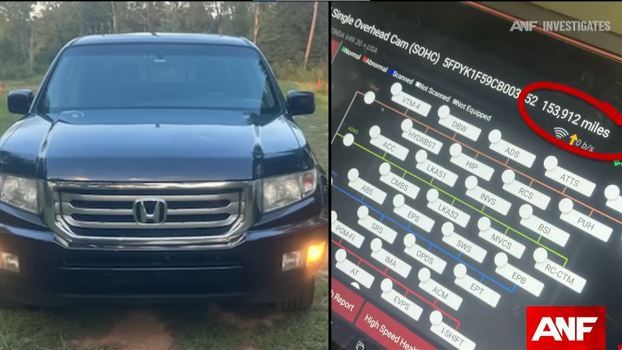 Used car dealer charged with odometer fraud.