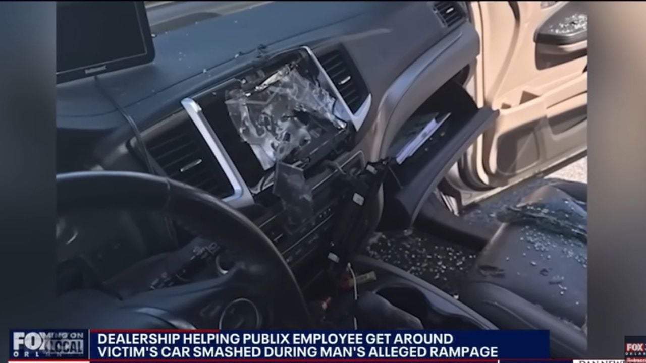 Publix employee's car destroyed in a case of revenge gone wrong.