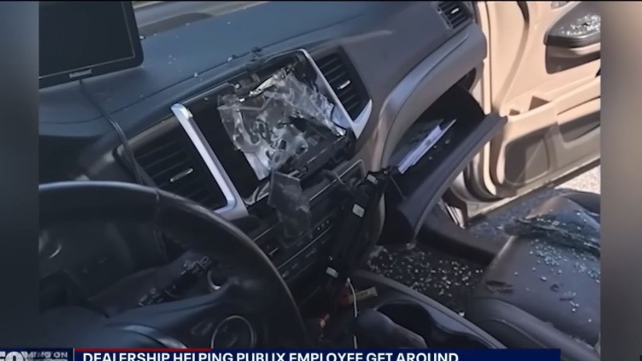 Publix employee's car destroyed in a case of revenge gone wrong.